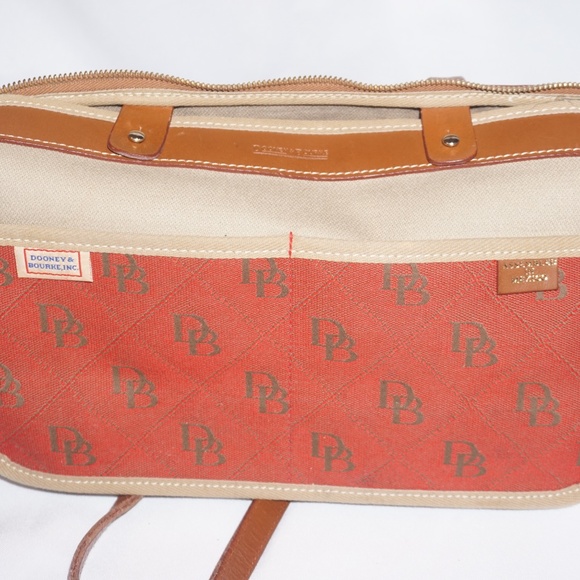 Dooney & Bourke Red Canvas Monogram Bag - Picture 8 of 8